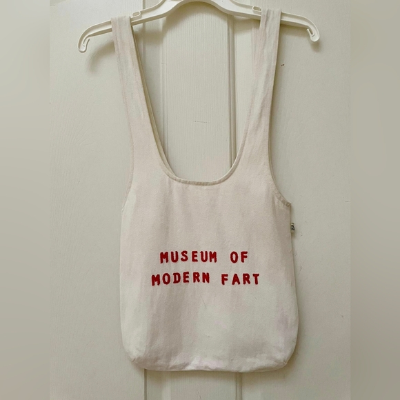 Rare Fashion Brand Company Museum of Modern Fart ICONIC Tote HTF - Picture 2 of 6